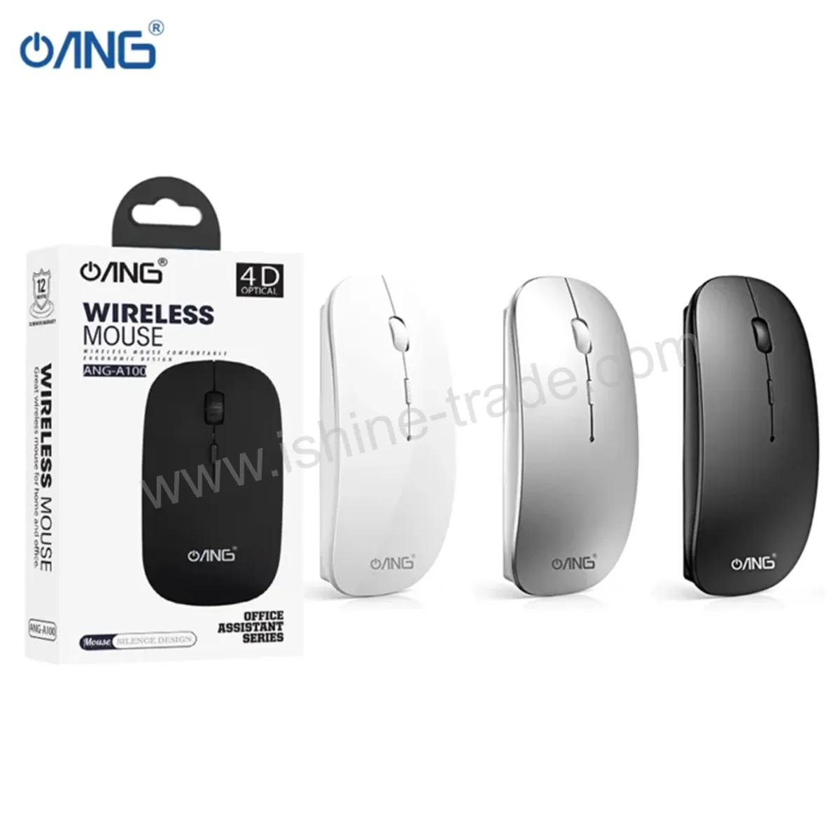 Wireless Mouse A-100 in Black — image 2 of 2